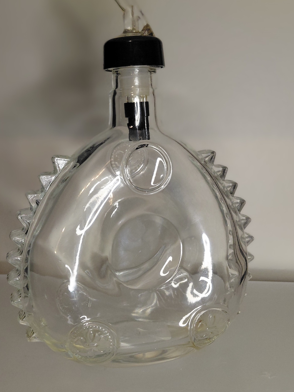 authentic Louis XIII decanters crafted by Baccarat
